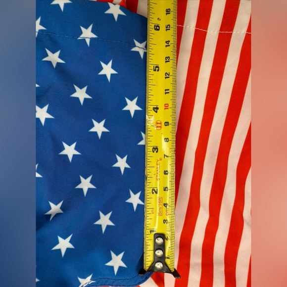 Chubbies red white and blue swim shorts - Picture 5 of 6